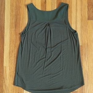 tempted - Olive Green Zippered Tank